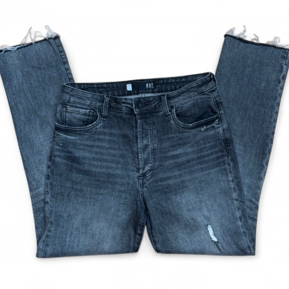 Kut from the Kloth Rosa High Rise Ankle Vintage Straight Jeans - Picture 3 of 7